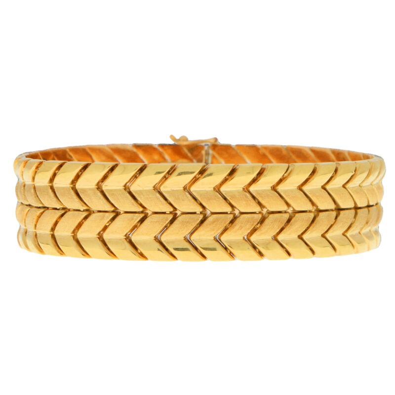 1970's Vintage Chevron Bracelet