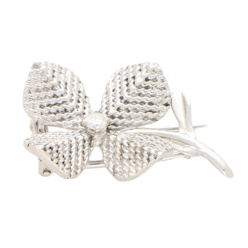 Chaumet Paris Diamond Flower Brooch