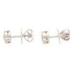 Solitaire Diamond Stud Earrings 0.65ct each