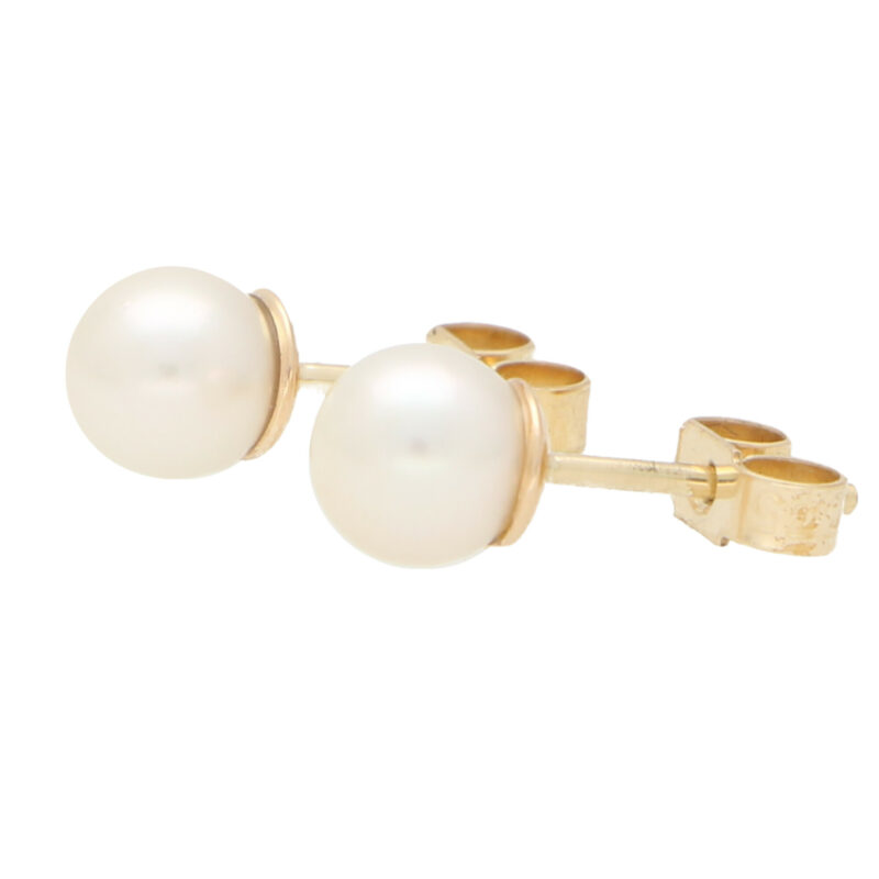 6-6.5mm Cultured Pearl Stud Earrings