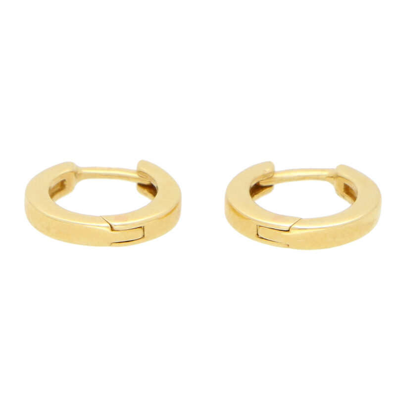 Yellow Gold Hoop Earrings