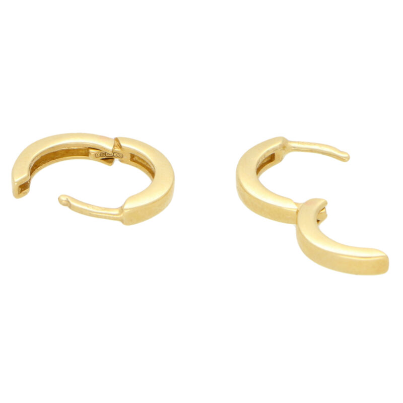 Yellow Gold Hoop Earrings