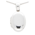 White Gold Locket