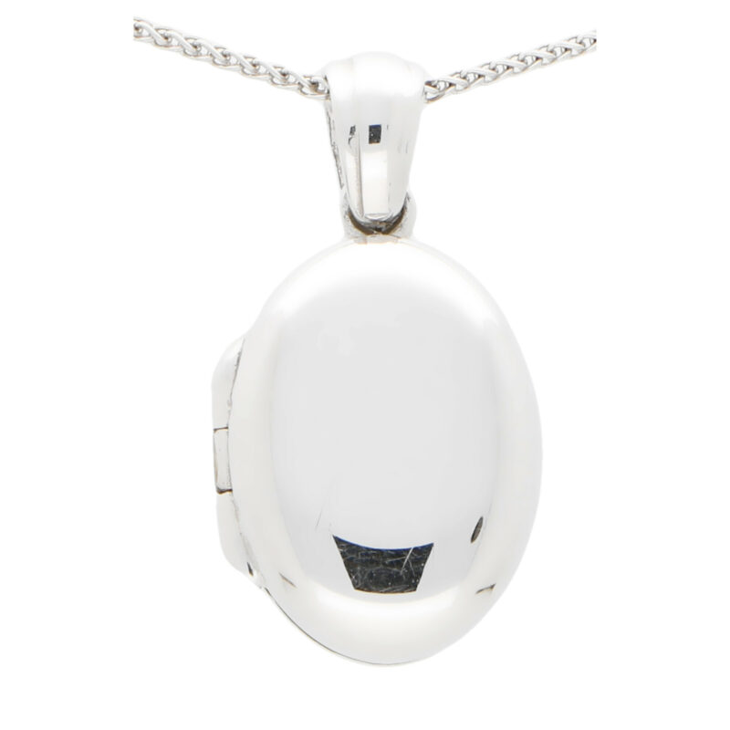 White Gold Locket