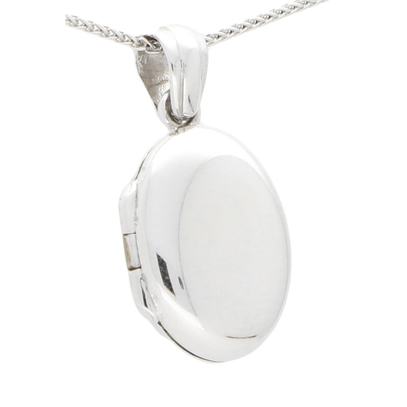 White Gold Locket