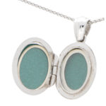 White Gold Locket