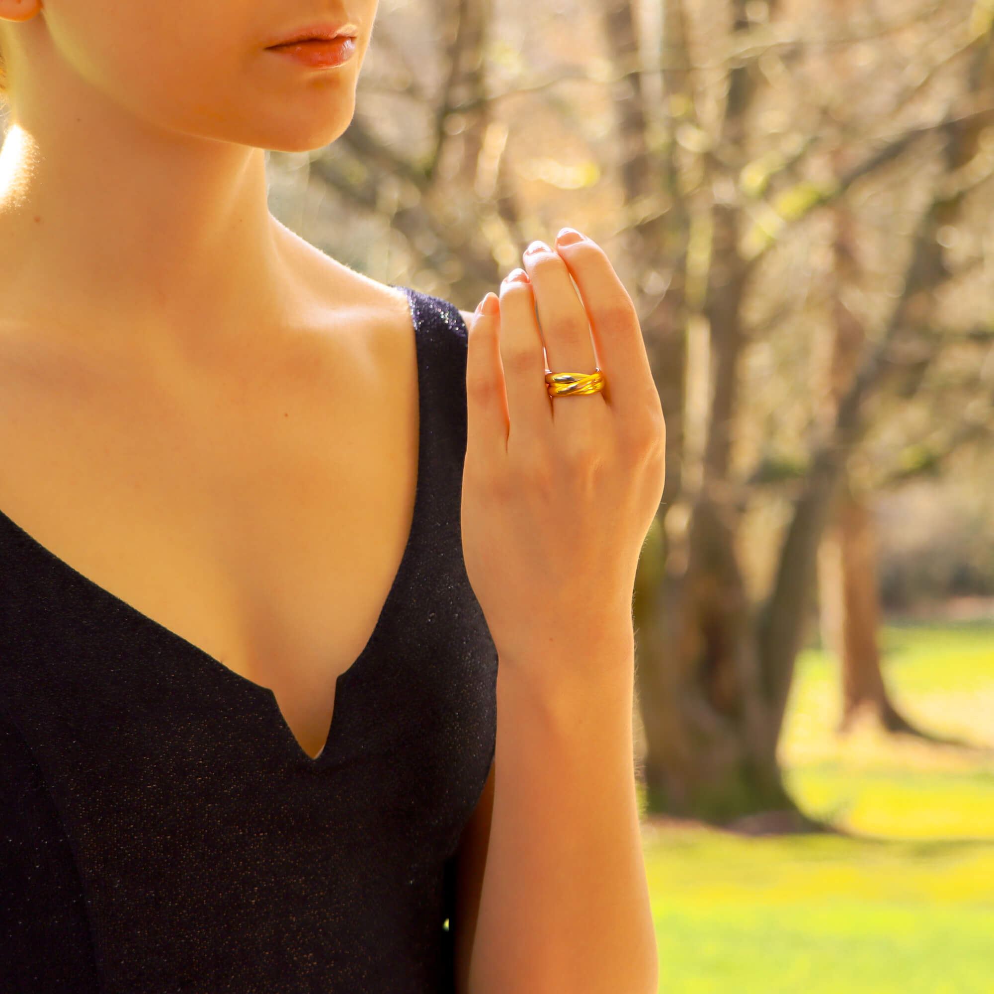 Cartier trinity xs ring top