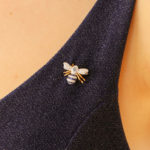 Sapphire and Diamond Bee Brooch