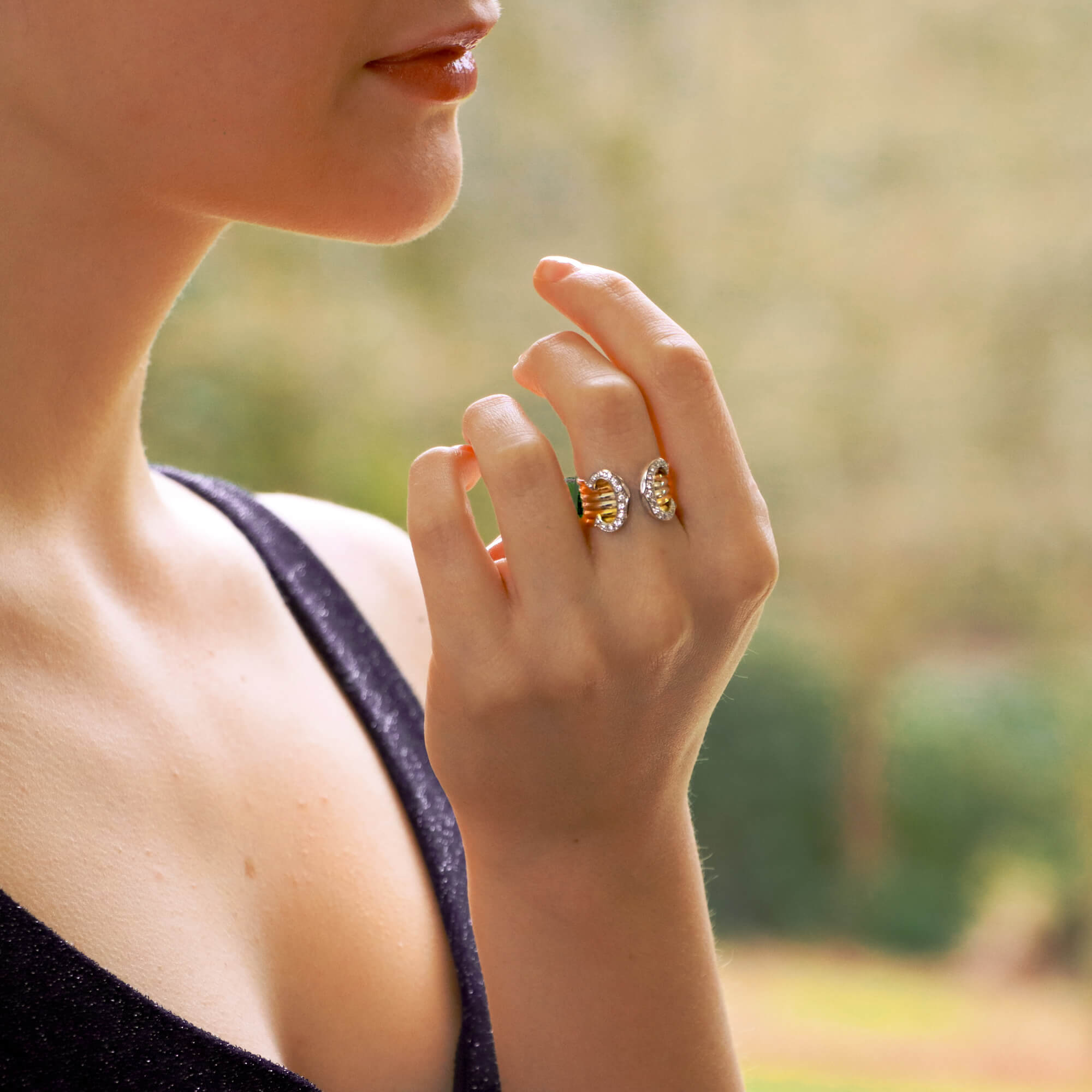 Cartier double c clearance ring