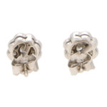 Diamond Floral Cluster Stud Earrings