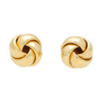 Woven Knot Stud Earrings