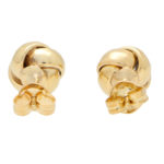 Woven Knot Stud Earrings