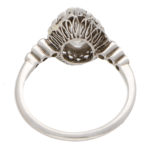 Art Deco Inspired Marquise Cut Diamond Cluster Ring