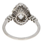 Art Deco Inspired Marquise Cut Diamond Cluster Ring