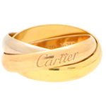 Vintage Cartier Trinity Band Ring Size 49