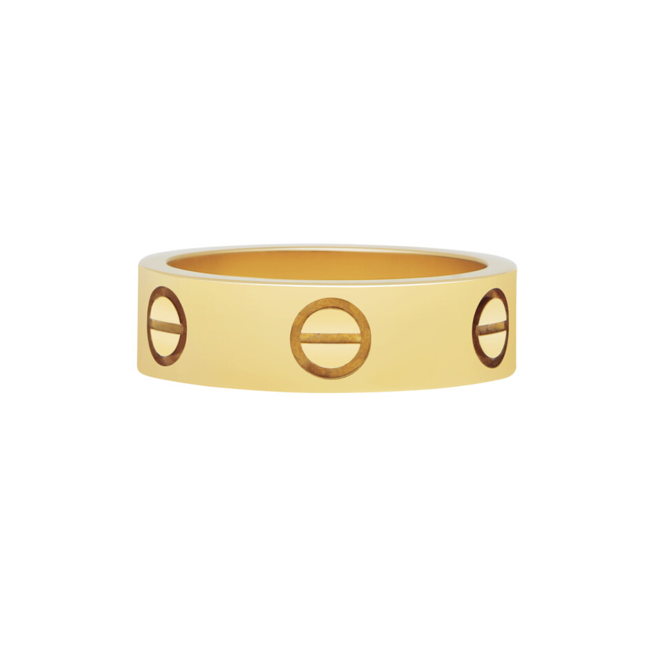 Cartier Love Ring in Yellow Gold Size 57