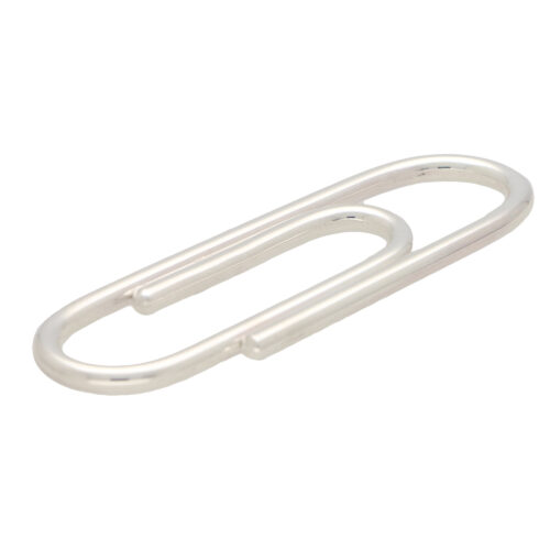 Paperclip Style Money Clip in Sterling Silver