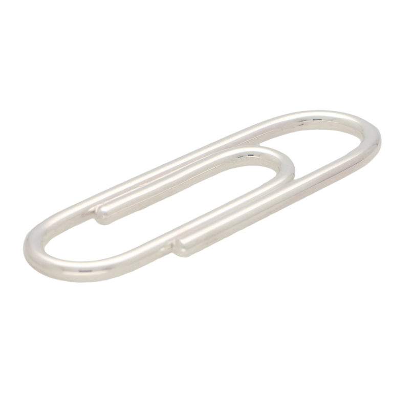 Paperclip Style Money Clip in Sterling Silver