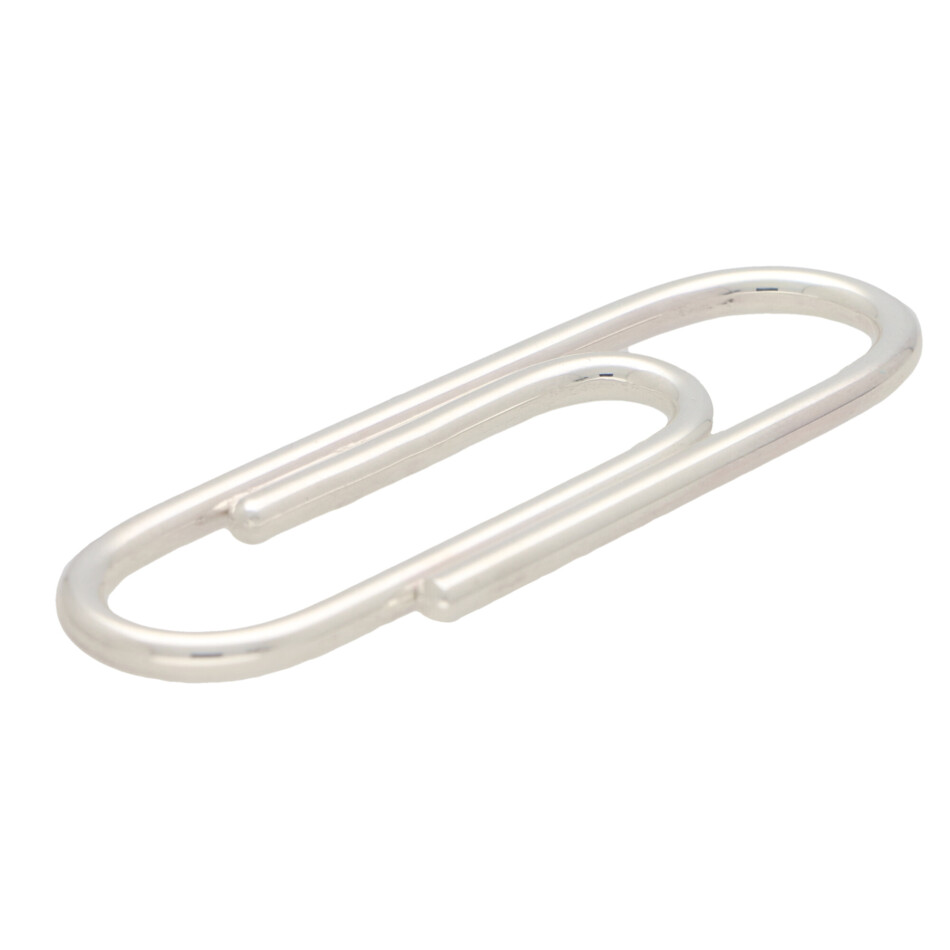 Paperclip Style Money Clip in Sterling Silver