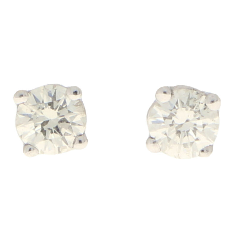 Solitaire Diamond Studs 0.28 carats