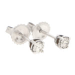 Solitaire Diamond Studs 0.40ct