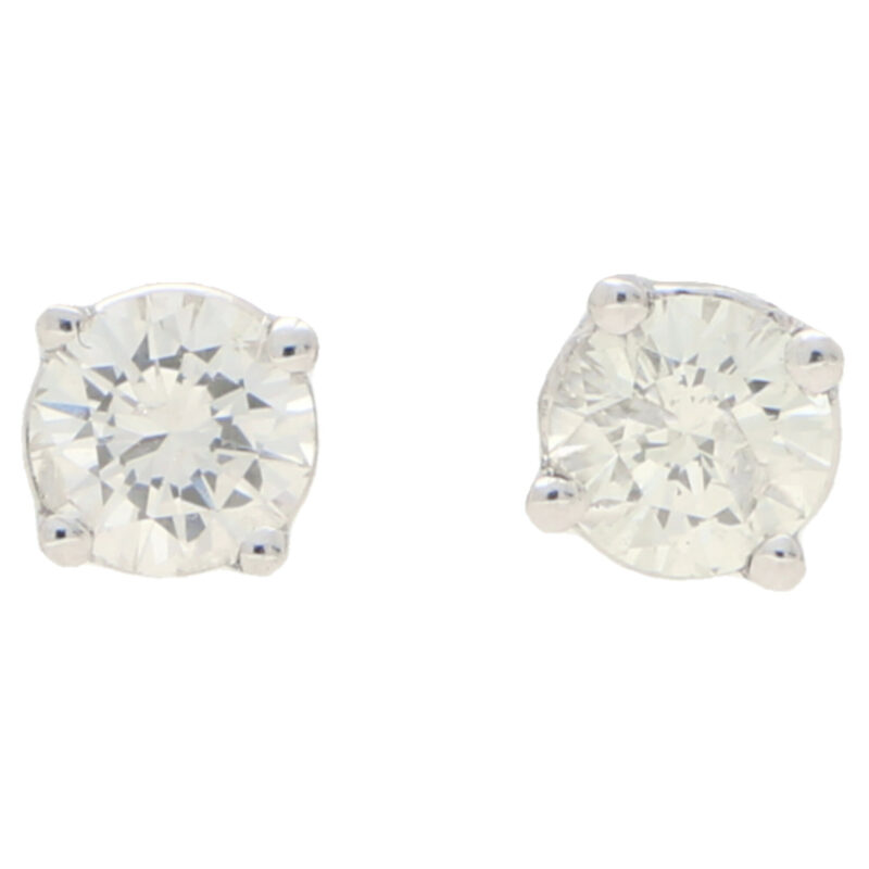 Solitaire Diamond Studs 0.50ct