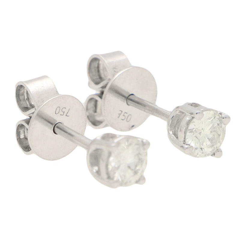 Solitaire Diamond Studs 0.50ct