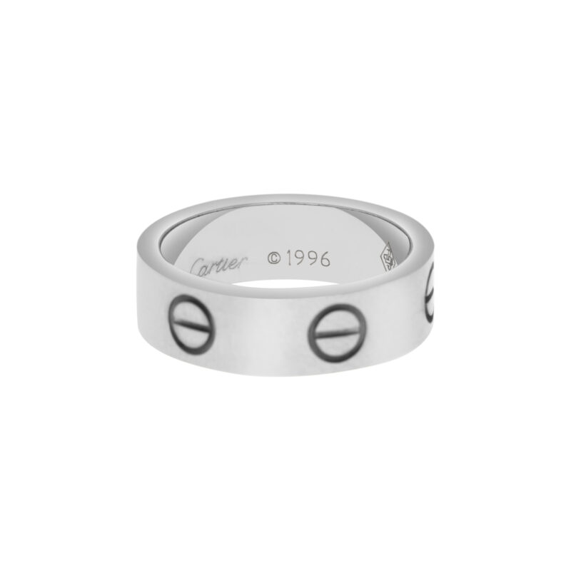 Cartier Love Ring in Platinum Size 51