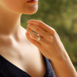 GIA Certified Vintage Fred Paris Lovers Knot Solitaire Ring GIA Certified Vintage Fred Paris Lovers Knot Solitaire Ring