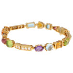 Vintage Bvlgari Allegra Multi-Gem Bracelet