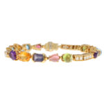 Vintage Bvlgari Allegra Multi-Gem Bracelet