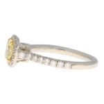 Vintage Tiffany & Co 'Soleste' Fancy Yellow Diamond Ring