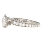 GIA Certified Vintage Fred Paris Lovers Knot Solitaire Ring