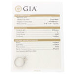 GIA Certified Vintage Fred Paris Lovers Knot Solitaire Ring