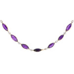 Late Victorian Amethyst and Diamond Convertible Necklace