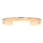 Vintage Cartier LOVE U Bangle in Rose Gold Size 18