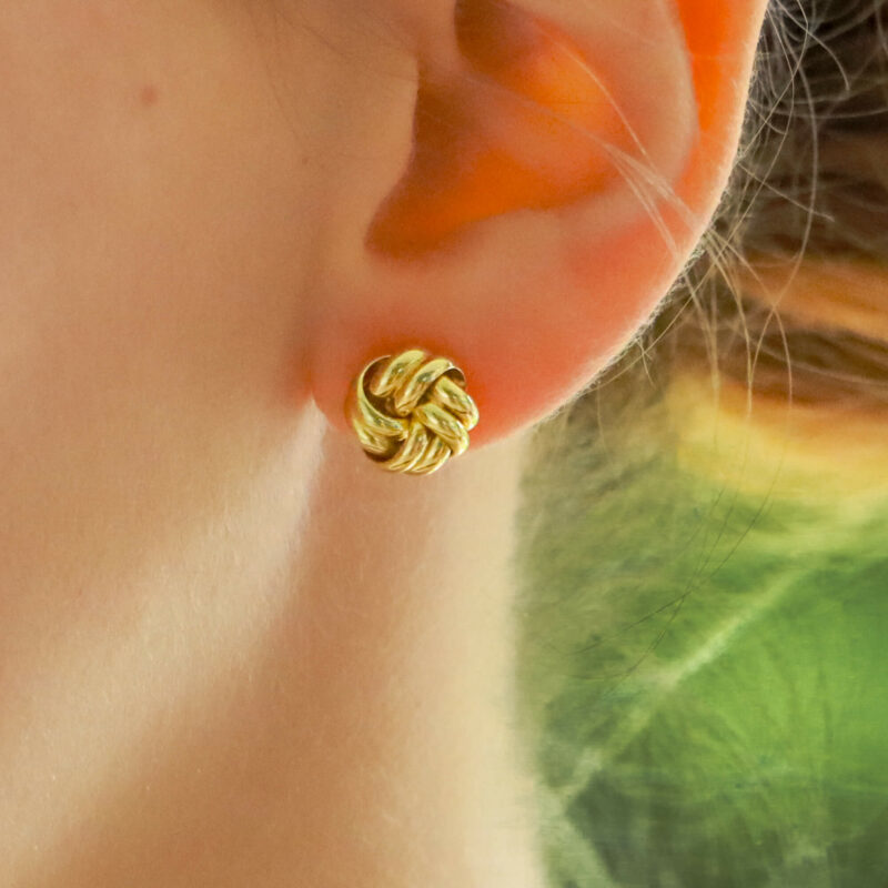 Knot Style Stud Earrings