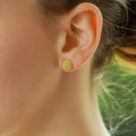 Woven Dome Stud Earrings