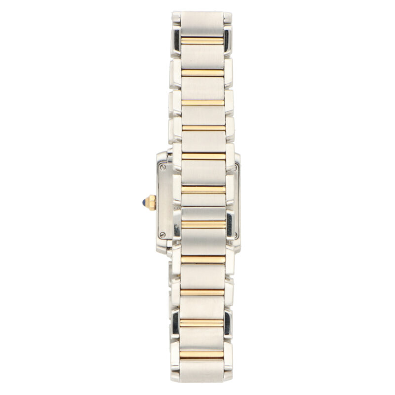 Cartier Tank Francaise steel and gold wrist watch