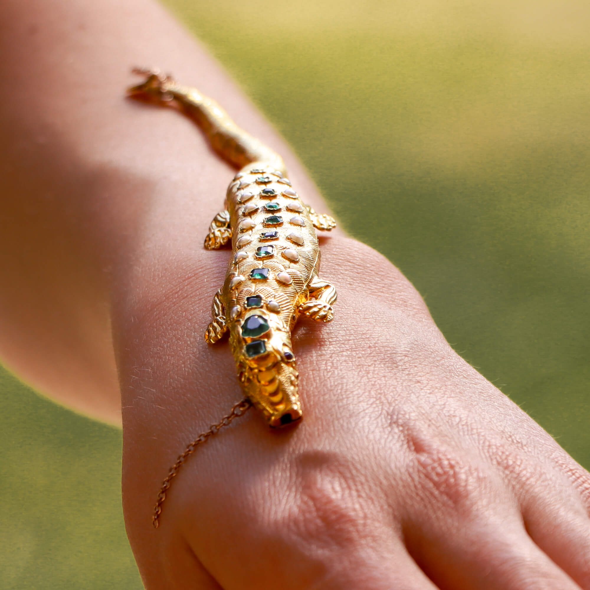 Ruby and pearl bracelet outlet
