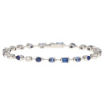 Vintage Cartier Meli Melo Sapphire and Diamond Bracelet