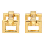 Vintage Cartier Paris Snaffle Bar Cufflinks