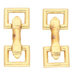 Vintage Cartier Paris Snaffle Bar Cufflinks