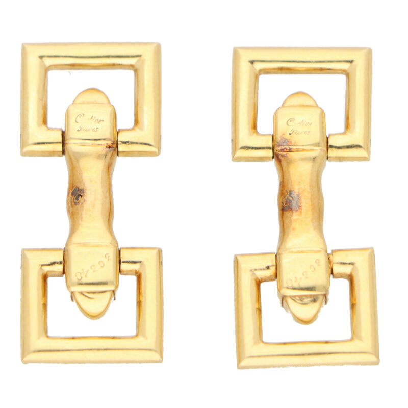 Vintage Cartier Paris Snaffle Bar Cufflinks