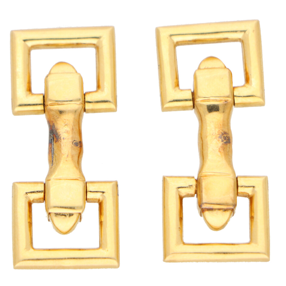 Vintage Cartier Paris Snaffle Bar Cufflinks