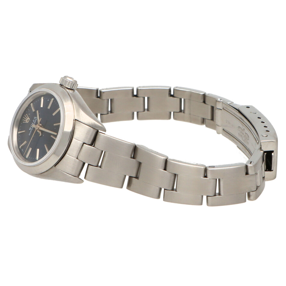 Lady's stainless steel Rolex wrist watch