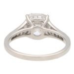 Cushion Cut Diamond Solitaire Ring