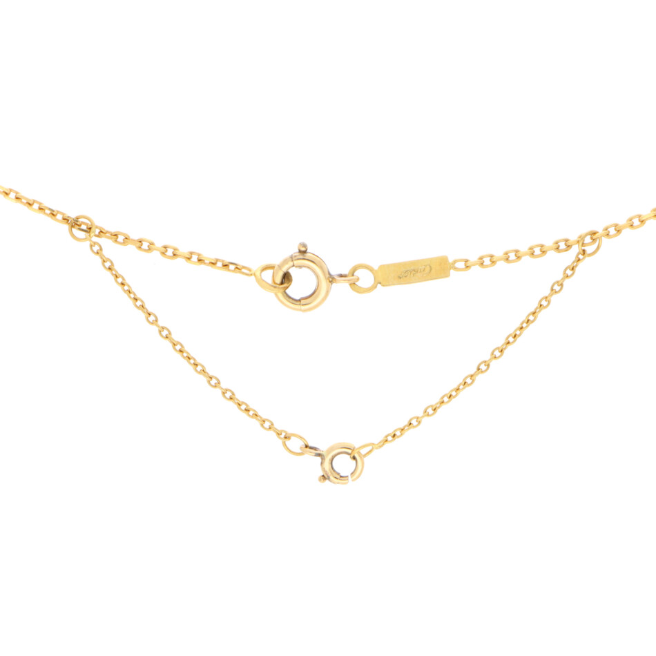 Vintage Cartier Hindu Diamond Pendant Necklace