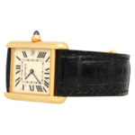 Large model 18 carat gold Cartier Tank Louis wrist watch