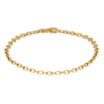 Classic Chain Link Bracelet in 18K Yellow Gold